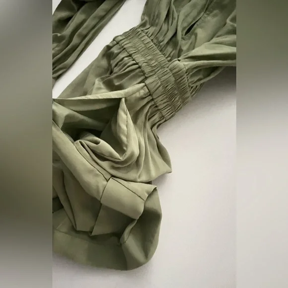 L'Academie Rayne Romper in Olive Green XXS - Picture 6 of 11